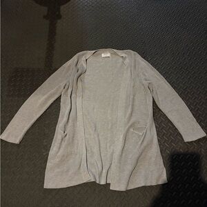 Old Navy Light Gray Open Cardigan